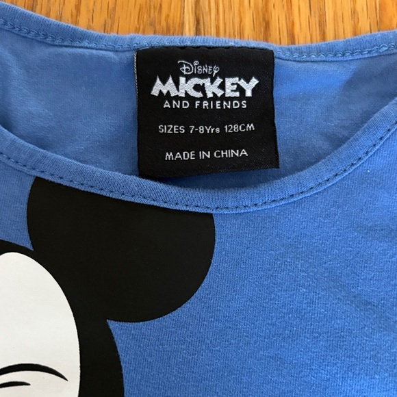 Disney Mickey and Friends girls Blue Mickey Mouse Tank and Shorts Set - Picture 4 of 6